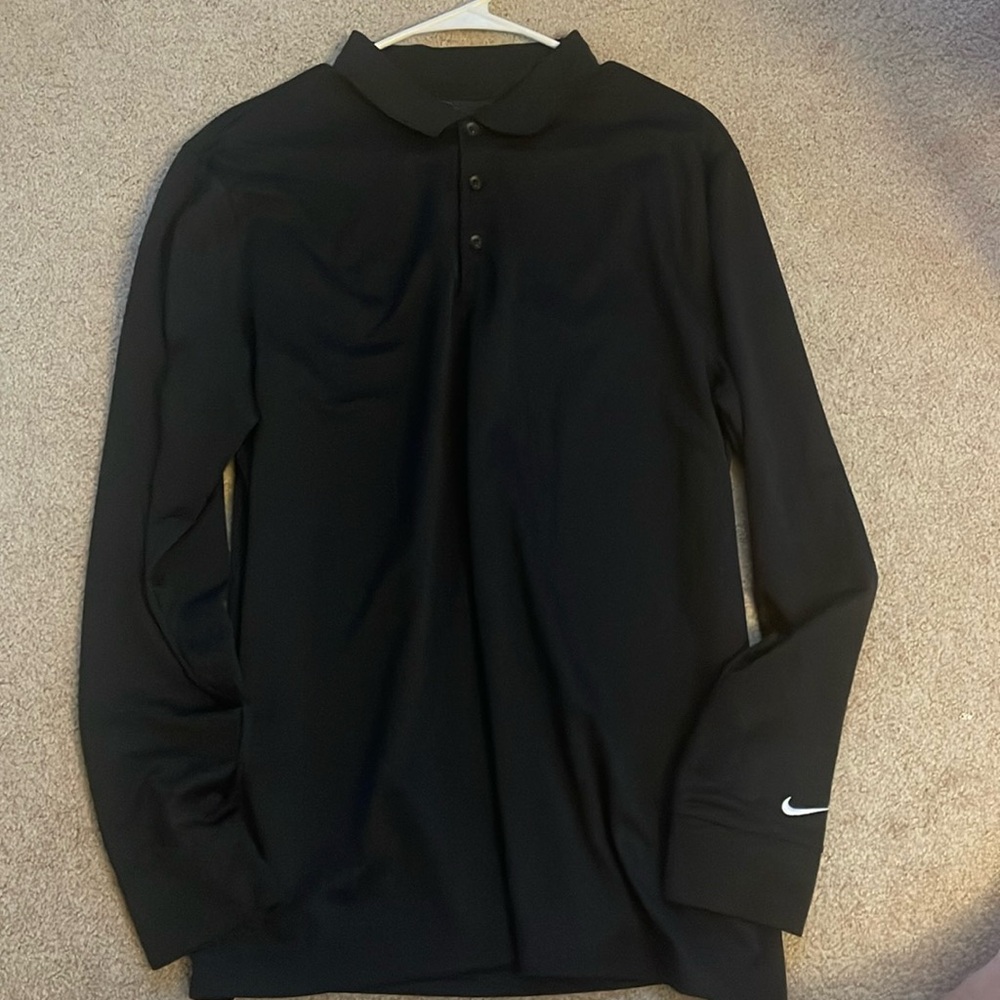 Long sleeve Nike golf polo size L EUC
